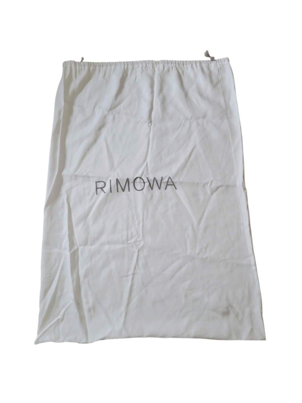 RIMOWA Authentic White Gray Print Drawstring Dust Bag 41"X29" Excellent Cond.